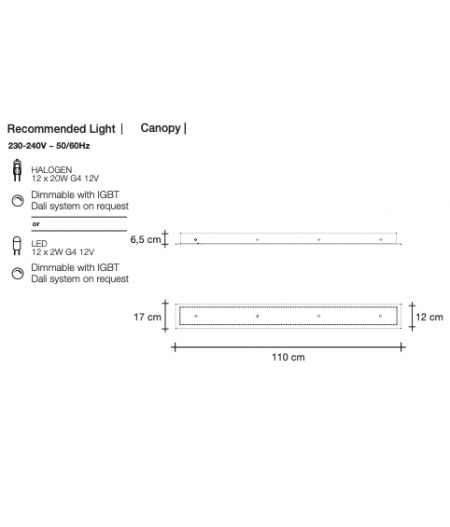 ARGENT allogen/LED 4 SUSPENSION  4 pendants 0N92S