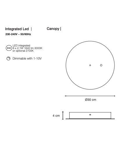 ARGENT allogen/LED SUSPENSION  2700k - DALI 0N95S