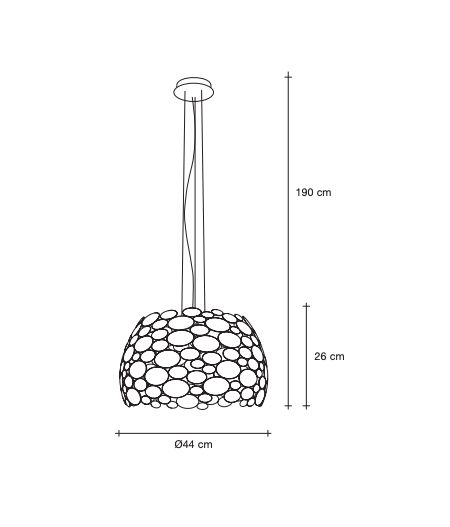 ANISH LED SUSPENSION 3000k - DALI 0Q61S