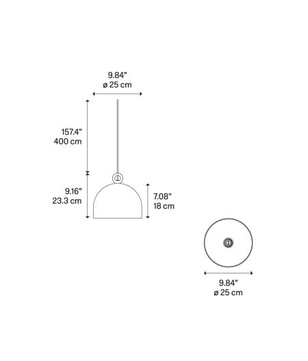 URBAN SUSPENSION ø 25cm