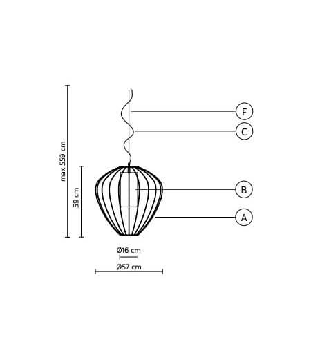 CELL OUTDOOR SUSPENSION SMALL