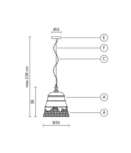 DOMENICA SUSPENSION SMALL