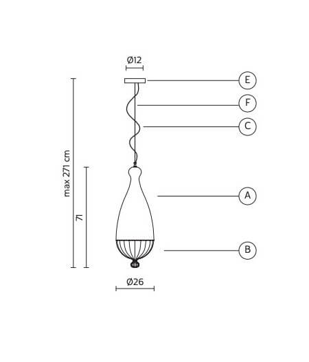 LE TRULLE SUSPENSION SMALL