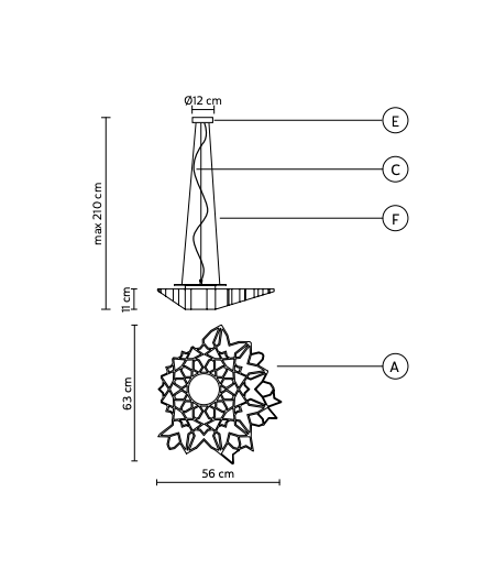 NOTREDAME LED INDOOR 2700k SUSPENSION SMALL